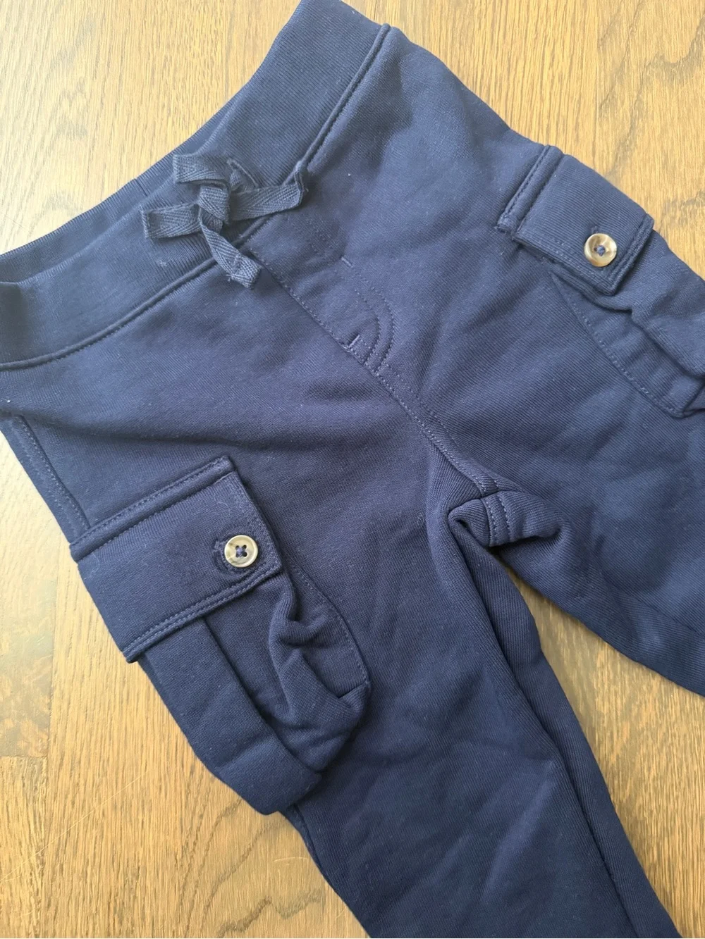 Ralph Lauren Kids Navy Cargo Jogger Pants